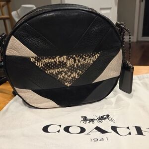 Coach 1941 Canteen Crossbody Bag With Patchwork And Snakeskin Detail